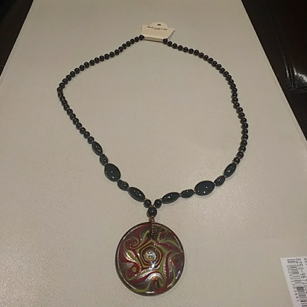 Venetian glass inspired necklace
